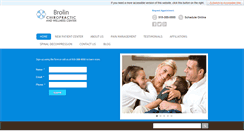 Desktop Screenshot of brolinchiropractic.com