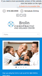 Mobile Screenshot of brolinchiropractic.com