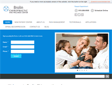 Tablet Screenshot of brolinchiropractic.com
